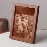 Personalized Leather Photo for 3rd Anniversary