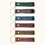 Golf Leather Keychain