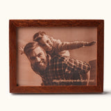 Personalized Leather Photo for Dad