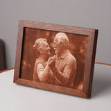 Personalized Leather Photo for Parents